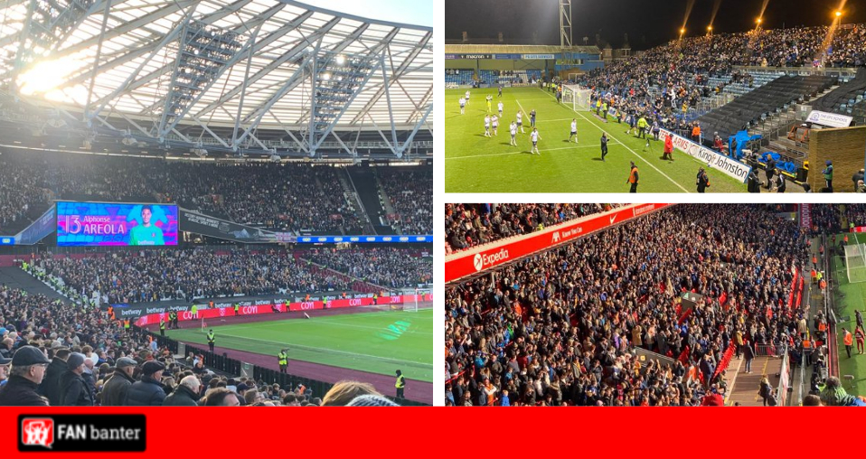 Away Attendances at the Weekend 10th January 2022 Fan Banter