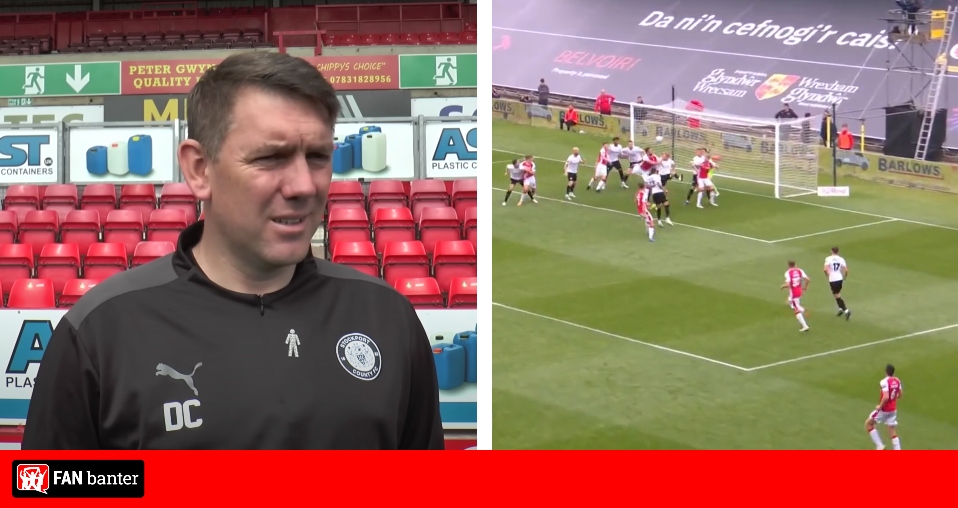 Stockport boss Dave Challinor 'takes a pop' at players after defeat to