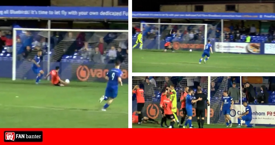 Fans baffled with Chippenham awarded very controversial penalty against