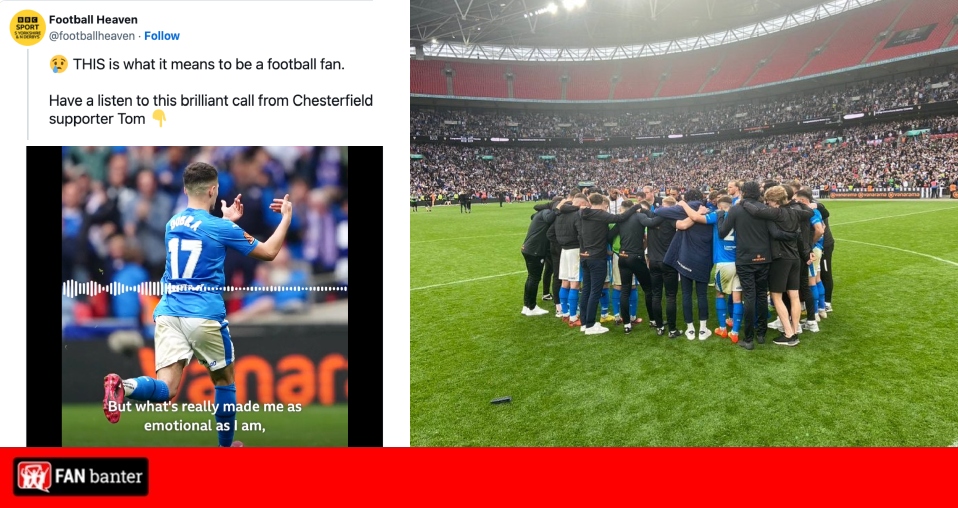 Chesterfield fan goes viral with emotional yet brilliant radio callin after playoff defeat
