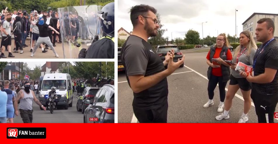 Rotherham United praised for trying to restore peace and calm after ...
