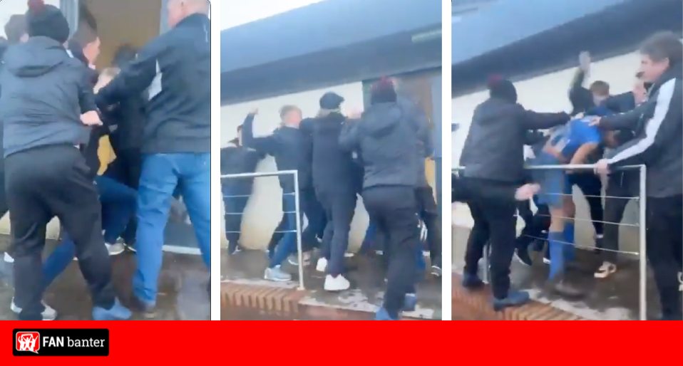 Fan Rivalry Fight Investigation launched as fight breaks out between fans and footballer ...