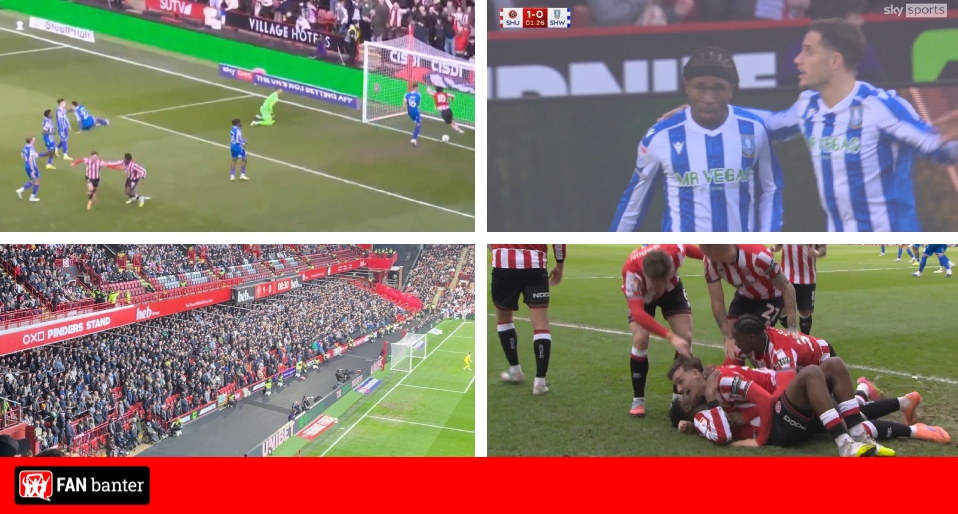 Sheffield United hold on to relegate rivals Sheffield Wednesday to ...