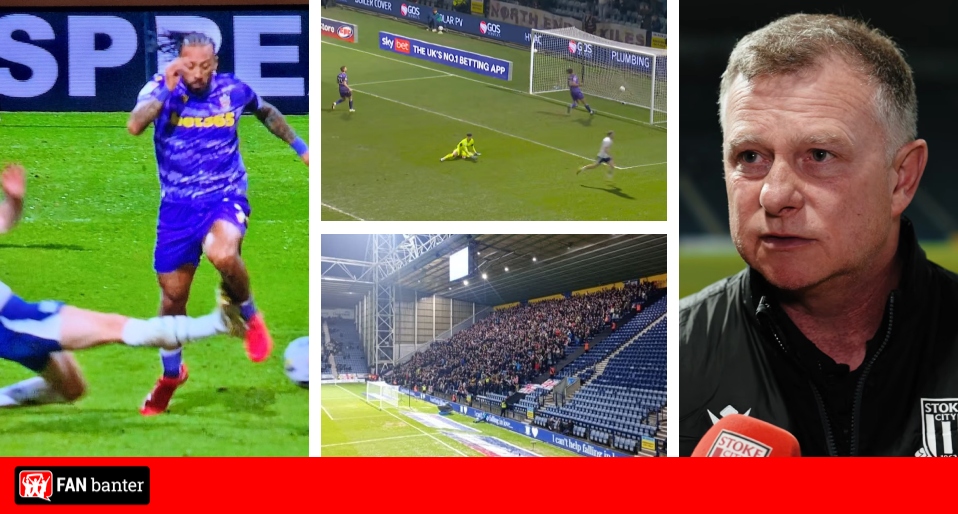 Mark Robins says Stoke players 'let fans down'; Ben Whiteman avoids red ...