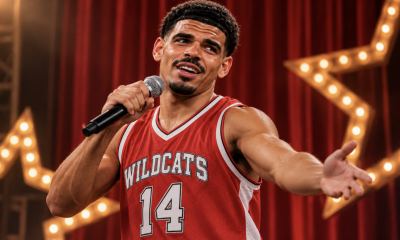 Morgan Gibbs-White performing a High School Musical-inspired song following his England call-up