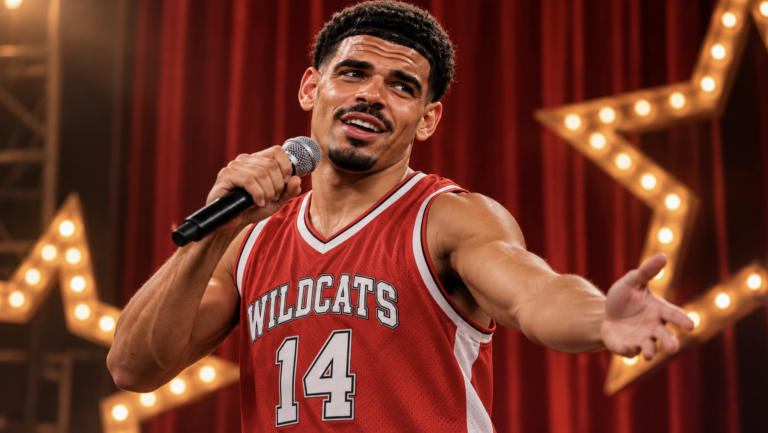 Morgan Gibbs-White performing a High School Musical-inspired song following his England call-up