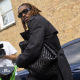 Djed Spence pictured with a Lime bike in London