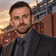 Julian Ward with Anfield in the background ahead of his expected Liverpool sporting director appointment