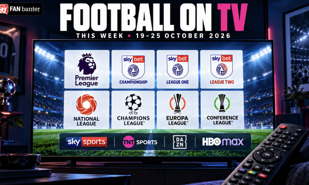 Football on tv this week
