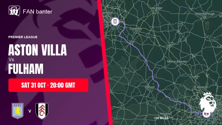 Aston Villa Vs Fulham match preview and away-fan journey map