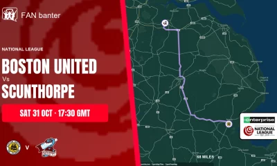 Boston United Vs Scunthorpe United match preview and away-fan journey map