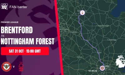 Brentford Vs Nottingham Forest match preview and away-fan journey map