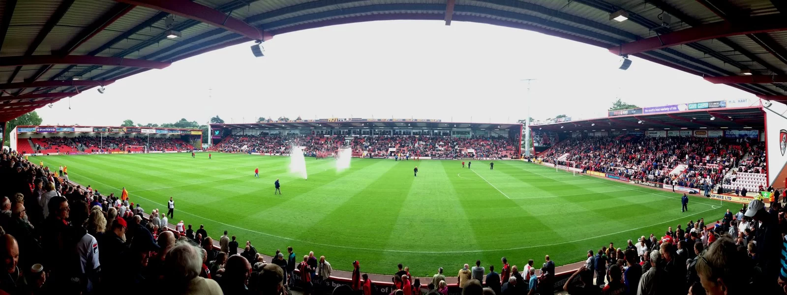 Archive interior photograph of Dean Court
