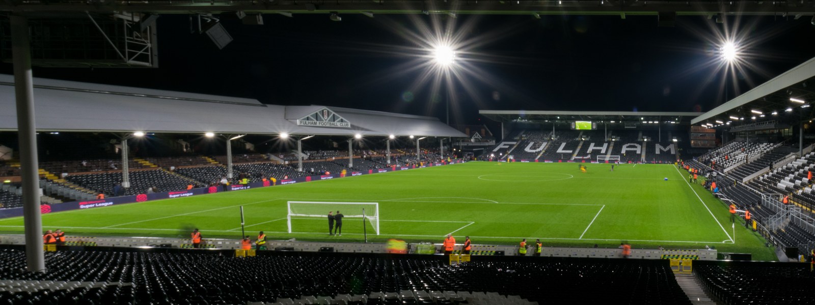 Archive interior photograph of Craven Cottage