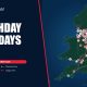 Matchday Awaydays Live, 23–26 October 2026: England and Wales road map with club crests connected by purple Premier League, gold Championship, silver League One and red League Two journeys.