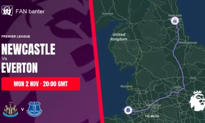 Newcastle United Vs Everton match preview and away-fan journey map