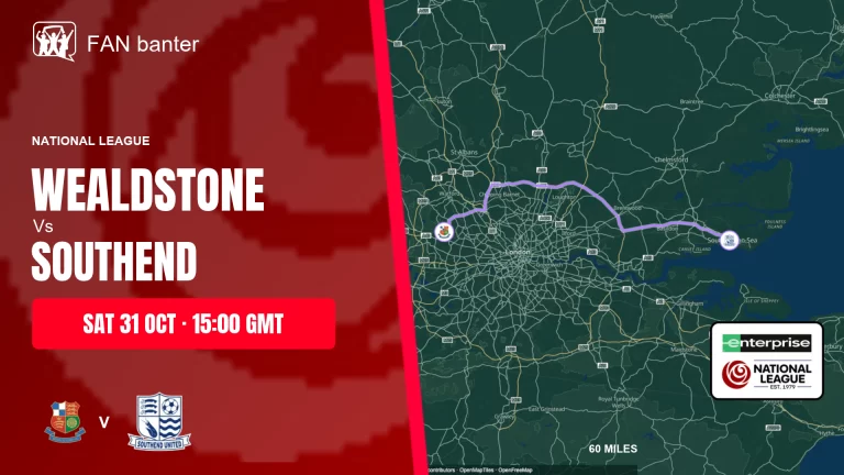 Wealdstone Vs Southend United match preview and away-fan journey map