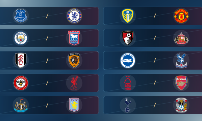 All 10 Premier League fixture pairings for 17–19 October 2026